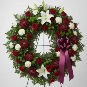 Corona Fúnebre clásica modelo 07